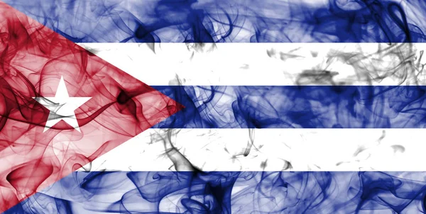 Дим Кубою прапор — стокове фото