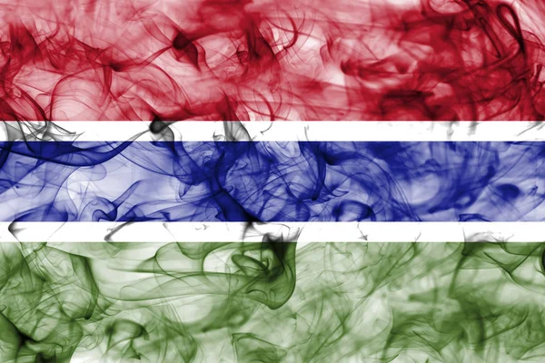 Bandera de humo Gambia —  Fotos de Stock