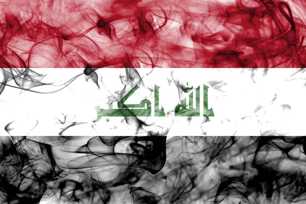 Irakische Rauchfahne — Stockfoto