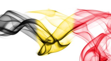 Belgium flag smoke clipart