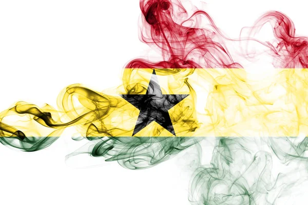 Ghana-Rauchfahne — Stockfoto