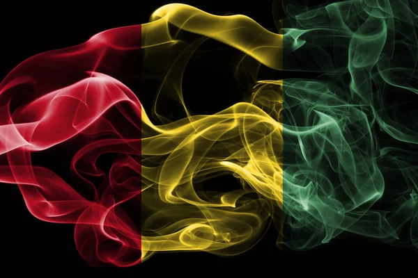 Bandiera del fumo Guinea — Foto Stock