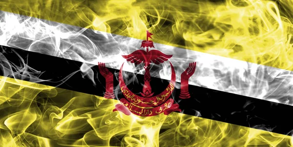 Flaga Brunei dymu — Zdjęcie stockowe