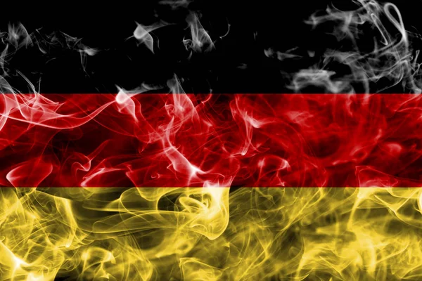 Germania bandiera fumogena — Foto Stock