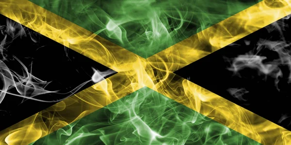 煙ジャマイカ国旗 — ストック写真