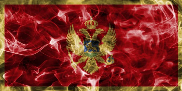 Montenegro bandera de humo —  Fotos de Stock