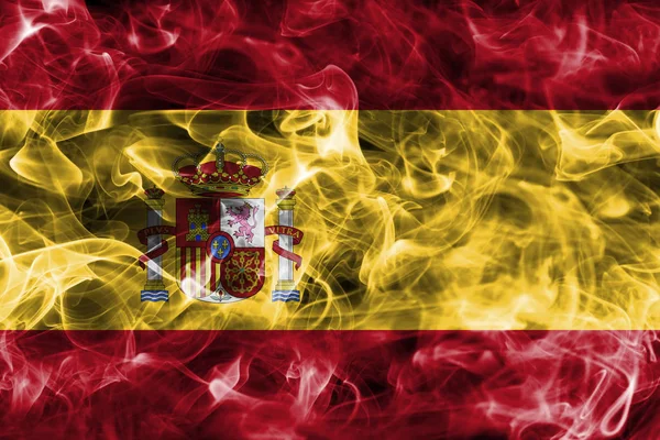 Spanje rook vlag — Stockfoto
