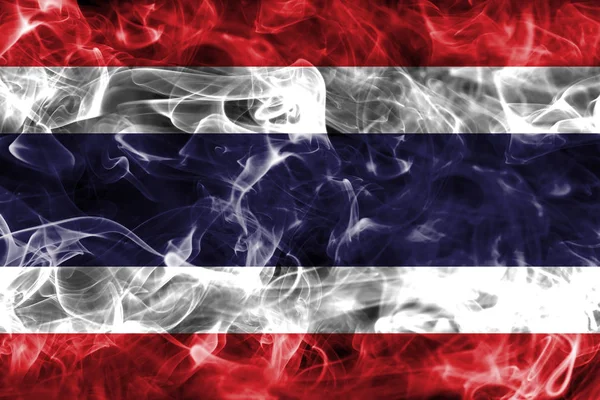 Vlag van Thailand rook — Stockfoto