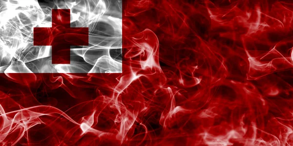 Tonga smoke flag — Stock Photo, Image