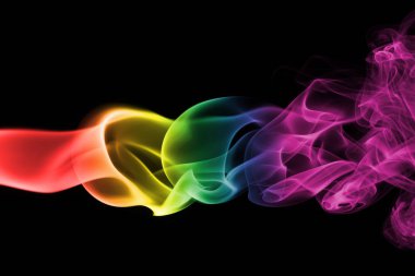 Renkli gökkuşağı duman, Eşcinsel gurur bayrak renkleri, Lgbt topluluk fl