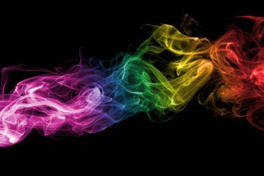 Renkli gökkuşağı duman, Eşcinsel gurur bayrak renkleri, Lgbt topluluk fl