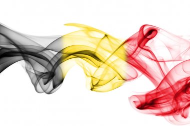 Belçika bayrağı duman