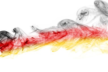 Almanya bayrağı duman