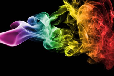 Renkli gökkuşağı duman, Eşcinsel gurur bayrak renkleri, Lgbt topluluk fl