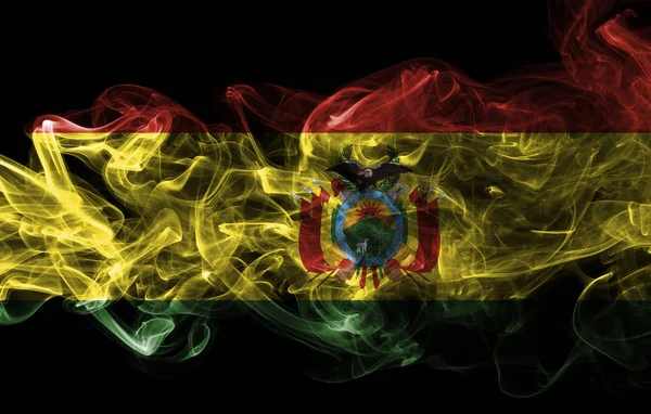 Füst Bolívia zászlaja — Stock Fotó