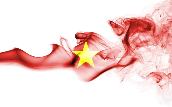Vietnam duman bayrak — Stok fotoğraf