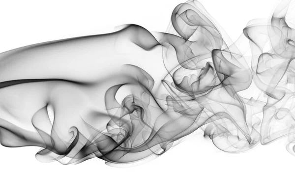 Black abstract smoke wave — Stock Photo, Image