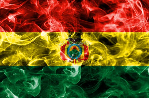 Bolívia füst zászló — Stock Fotó