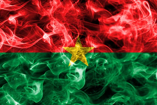 Burkina Faso sigara bayrağı — Stok fotoğraf