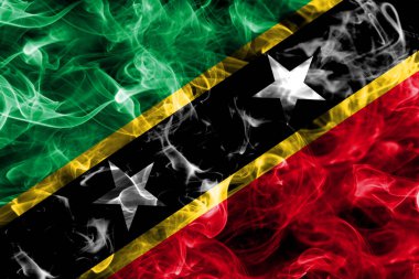 Saint Kitts ve Nevis duman bayrakları