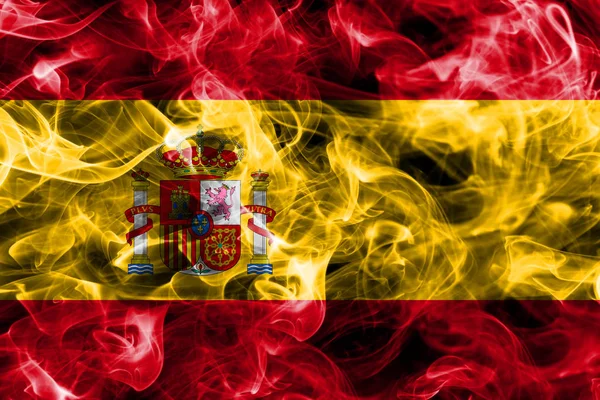 Spanien rök flagga — Stockfoto