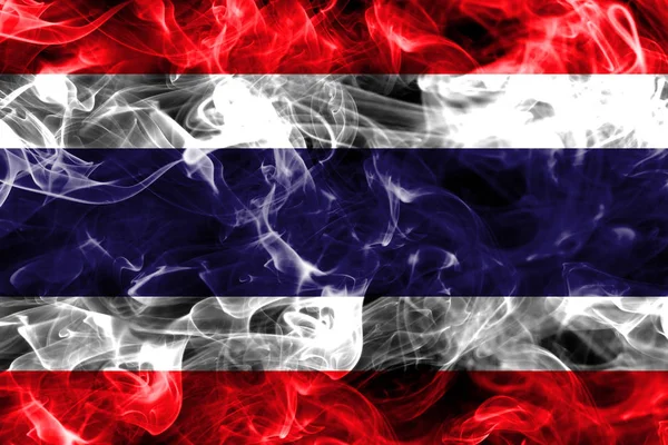 Thailand smoke flag — Stock Photo, Image