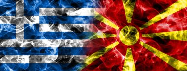 Yunanistan ve Makedonya duman bayrağı