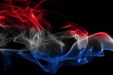 Hollanda bayrağı duman