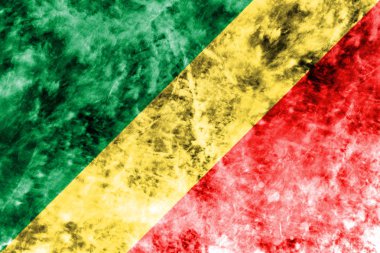 Eski Kongo grunge arka plan bayrak