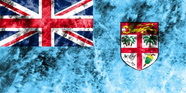 Antiguo Fiji grunge bandera de fondo — Foto de Stock