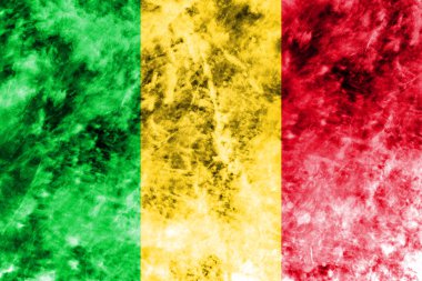 Eski Mali grunge arkaplan bayrağı