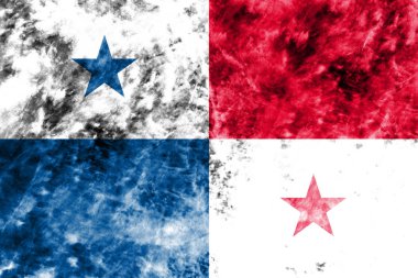 Eski Panama grunge arka plan bayrak