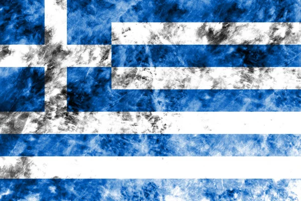 Antigua bandera de Grecia grunge fondo —  Fotos de Stock