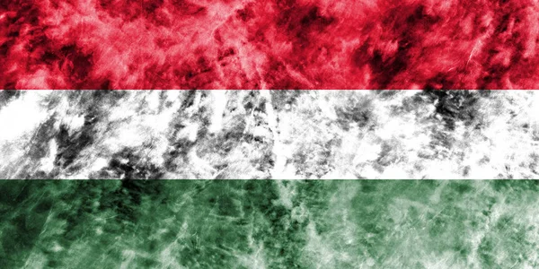 Régi magyar grunge háttér zászló — Stock Fotó