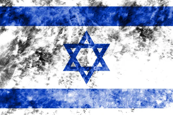Старий Ізраїль гранж фон прапор — стокове фото