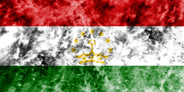 Gamla Tadzjikistan grunge bakgrund flagga — Stockfoto