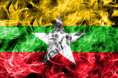 Duman Myanmar bayrağı