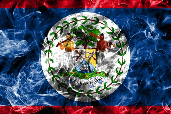 Bandiera fumo Belize — Foto Stock