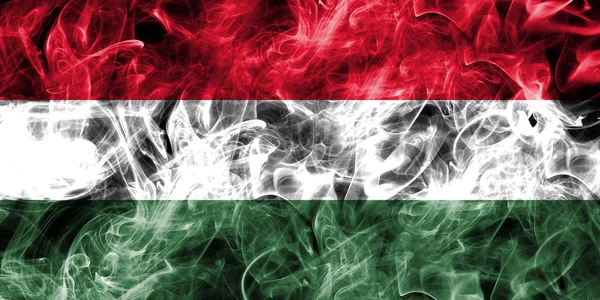 Hungary smoke flag — Stock Photo, Image