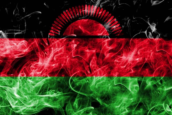 Malawi füst zászló — Stock Fotó