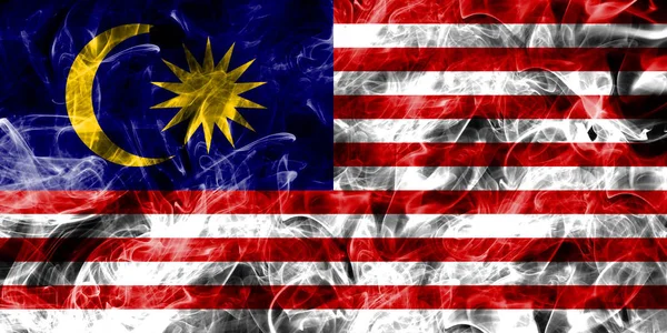 Malesia bandiera di fumo — Foto Stock