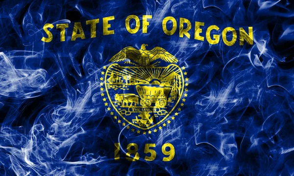 Oregon State smoke flag, Stany Zjednoczone Ameryki — Zdjęcie stockowe