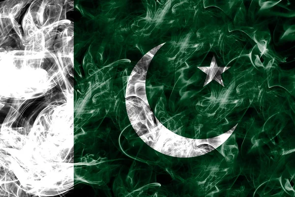 Pakistanische Rauchfahne — Stockfoto