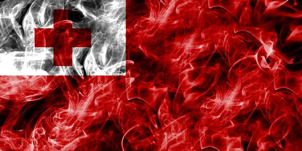 Bandera de humo Tonga —  Fotos de Stock