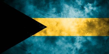 Eski Bahamalar grunge arka plan bayrak
