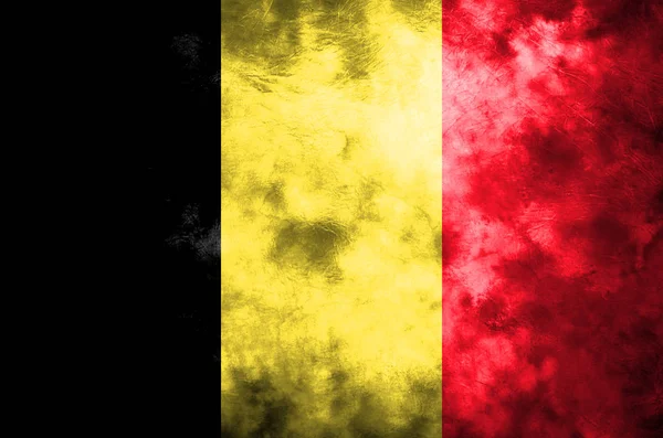 Antigua bandera de Bélgica grunge fondo —  Fotos de Stock