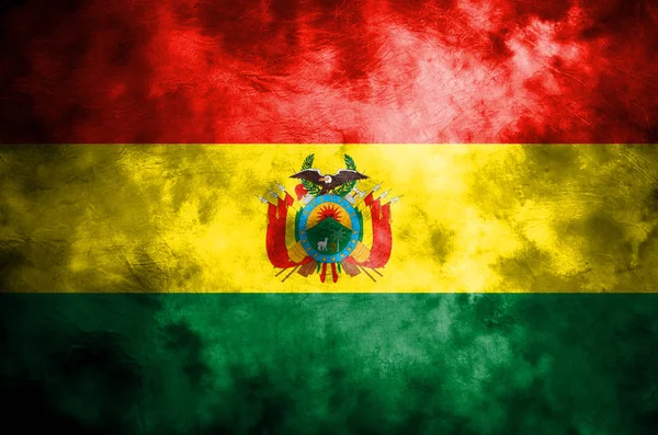 Eski Bolivya grunge arka plan bayrak
