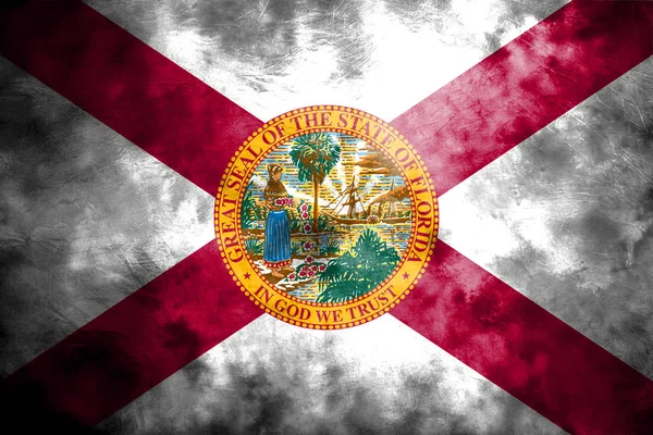 Florida state grunge flag, United States of America — Stock Photo, Image