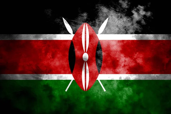 Antiguo Kenia grunge bandera de fondo — Foto de Stock