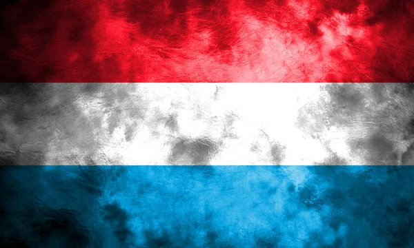 Gamla Luxemburg grunge bakgrund flagga — Stockfoto
